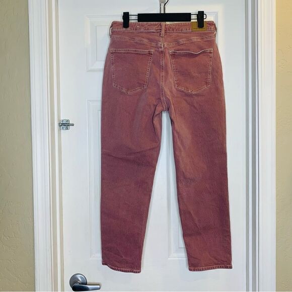 American Eagle Mom Jeans Dusty Rose Color Size 6 Short - Picture 5 of 9